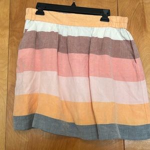 Loft petite linen skirt